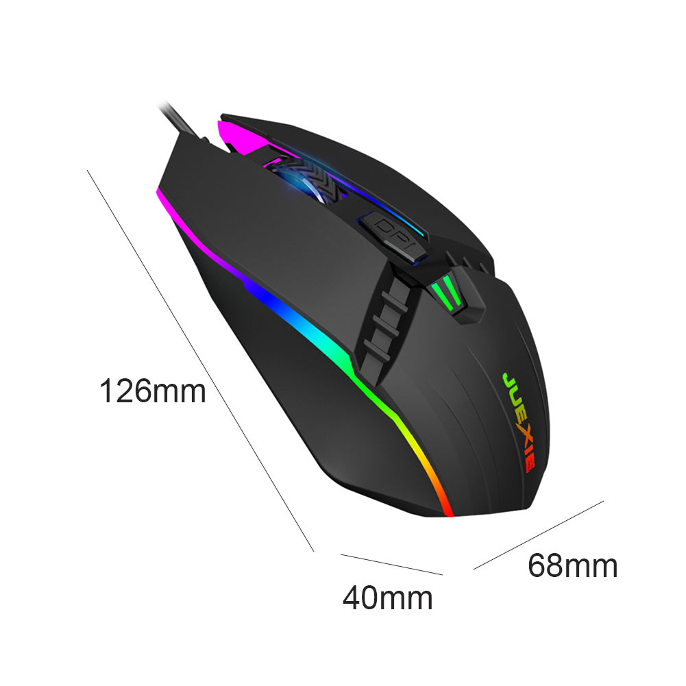 A902 Cable USB Mouse Notebook Desktop Luminous Mouse