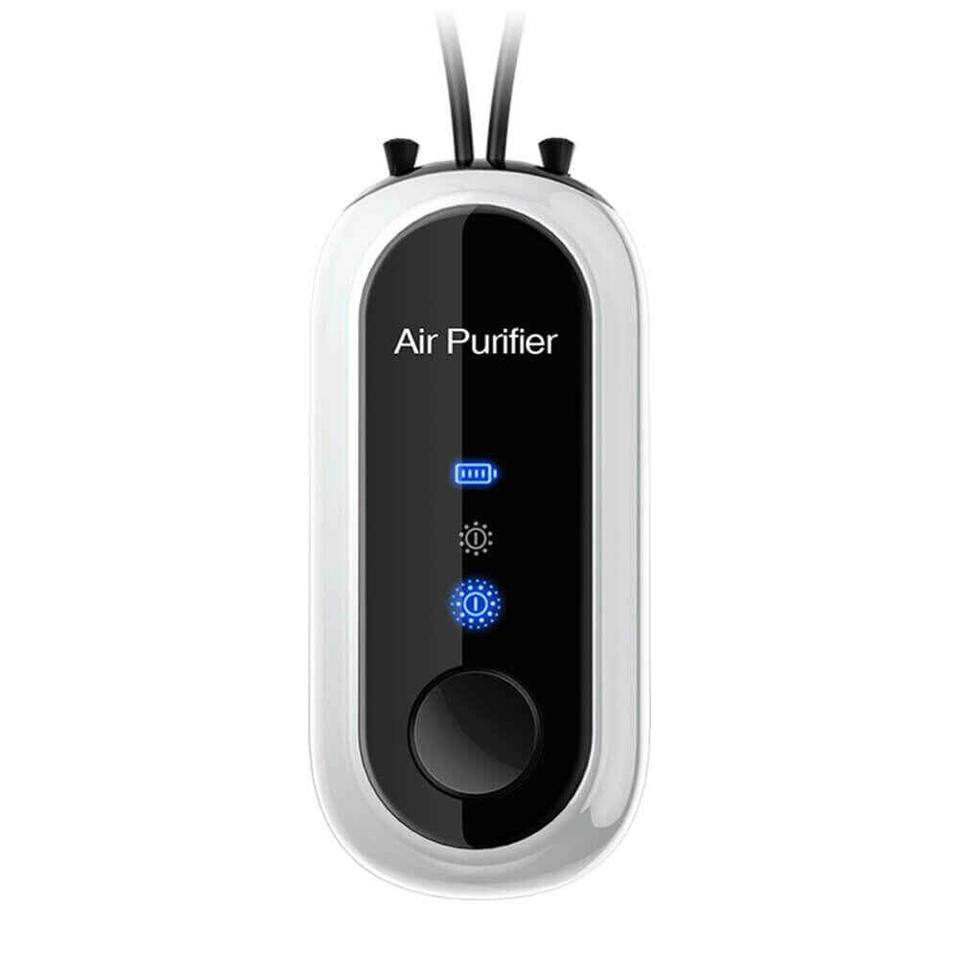 Personal Mini Air Purifier Necklace: Portable Wearable Air Purifier with USB Charging