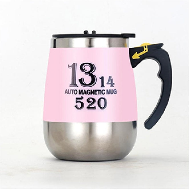 Stainless Steel Automatic Stirring Mug Magnetic Rechargeable Coffee Mug