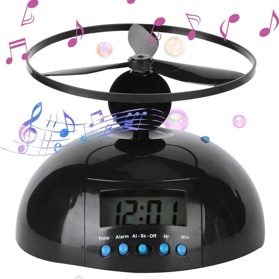 Innovative Flying Runaway Helicopter Alarm Clock