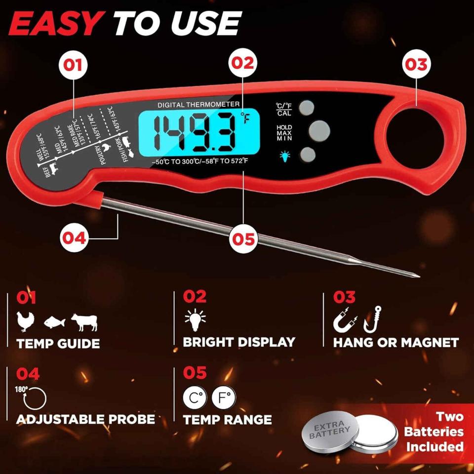 Instant Read Meat Thermometer: Swift and Accurate Temperature Monitoring