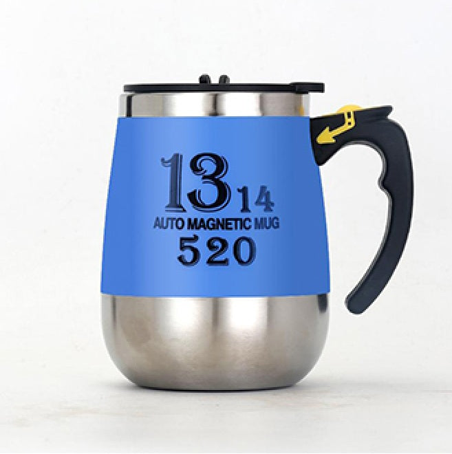 Stainless Steel Automatic Stirring Mug Magnetic Rechargeable Coffee Mug