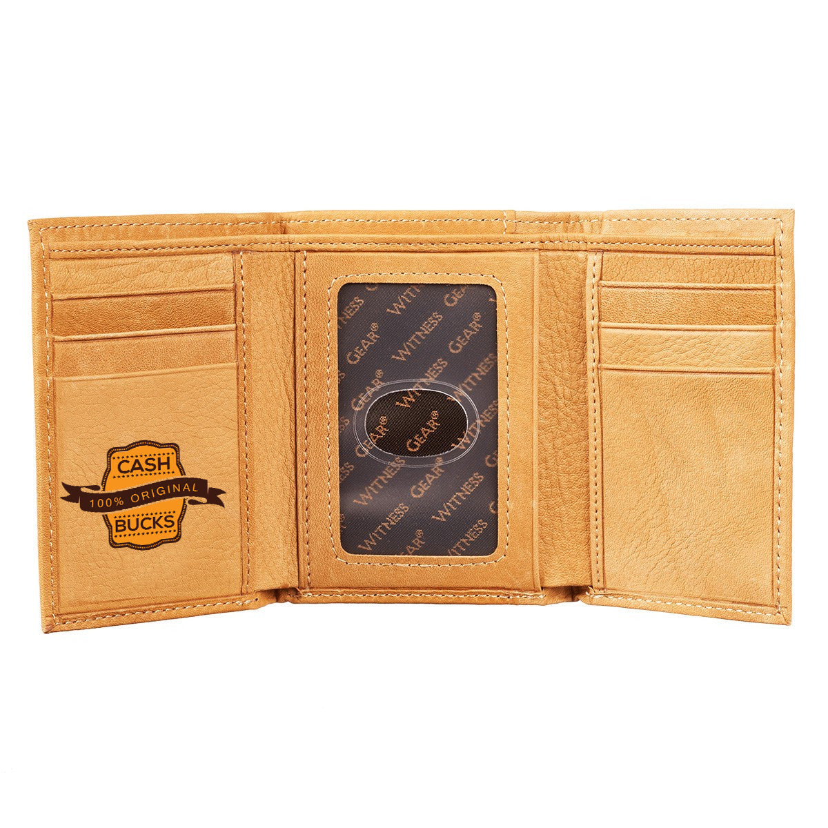 CASHBUCKS™- Genuine Leather Trifold Man wallet