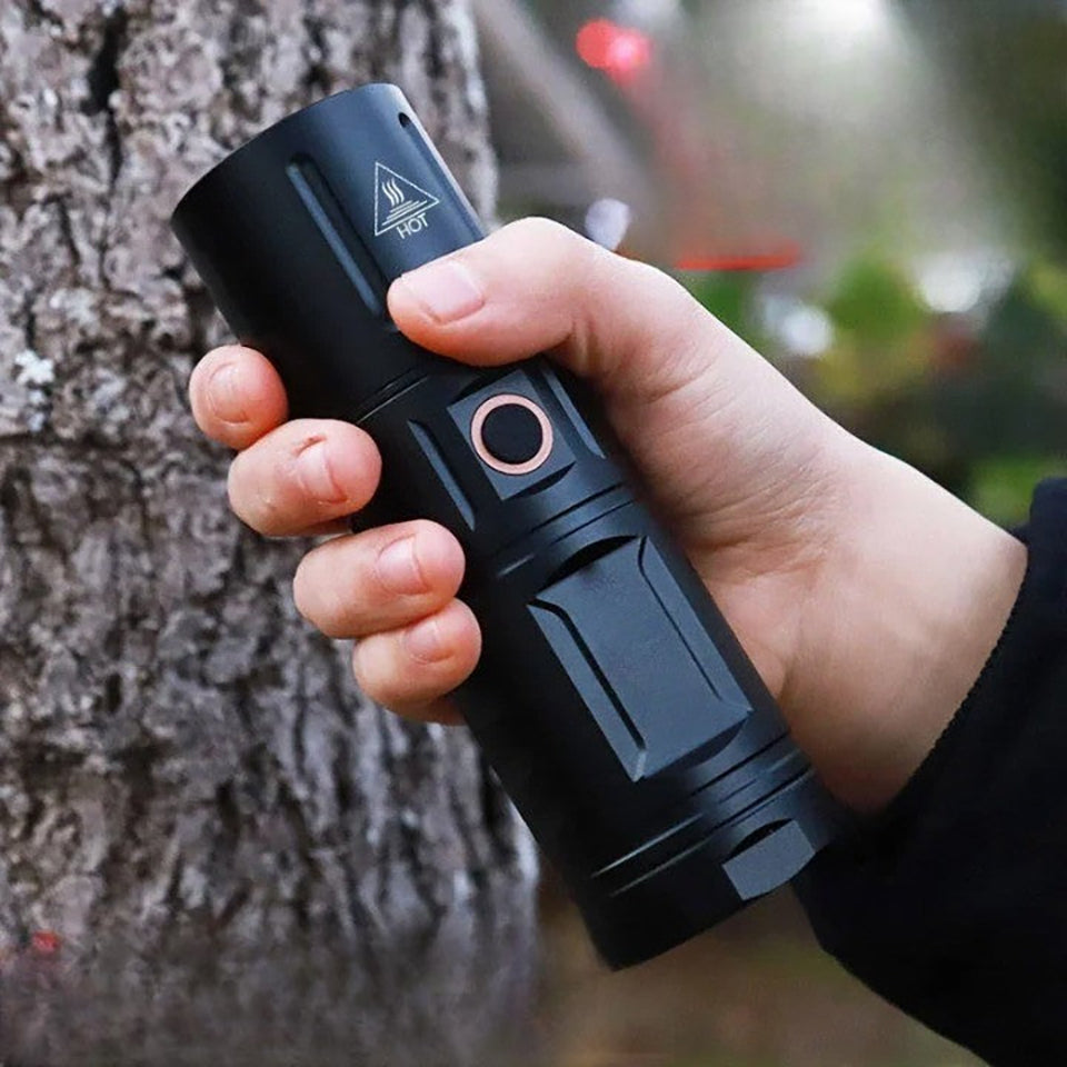 Ultra Bright Night Beam Rechargeable Flashlight: Empower Your Path with Radiant Light