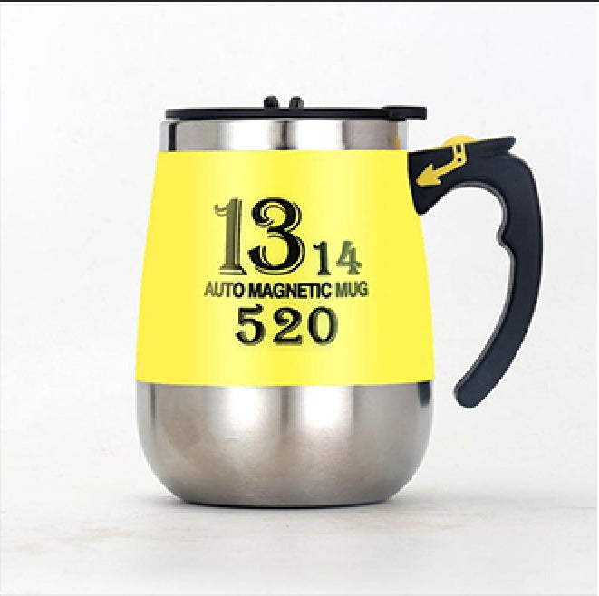 Stainless Steel Automatic Stirring Mug Magnetic Rechargeable Coffee Mug