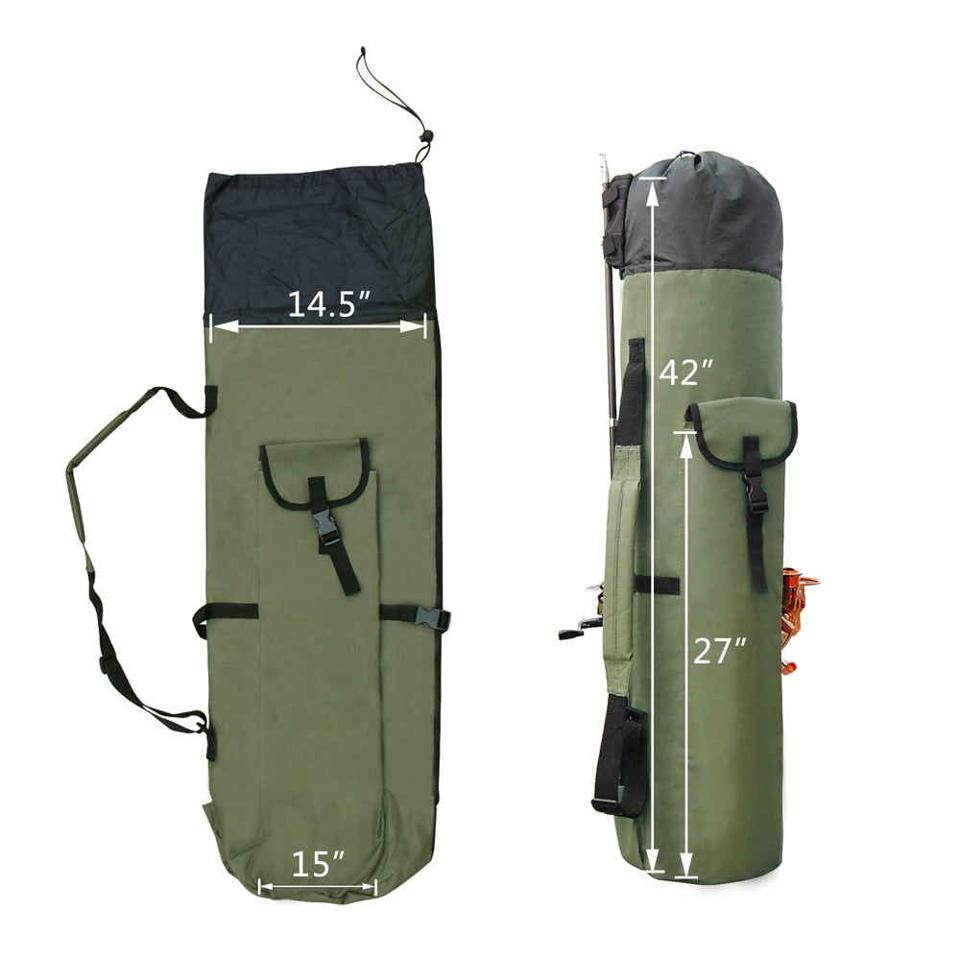 Portable Fishing Rod and Tackle Bag: Convenient Gear Storage Solution