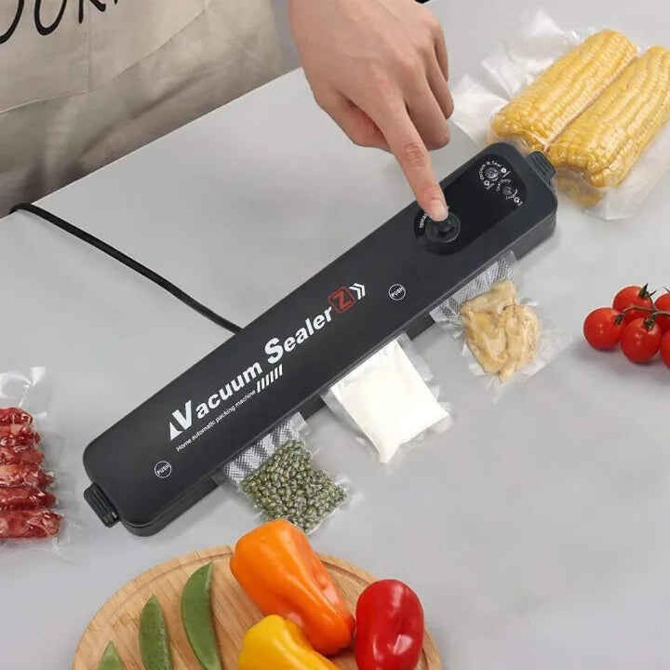 Electric Home Kitchen Food Saver: Vacuum Bag Sealer Packing Machine