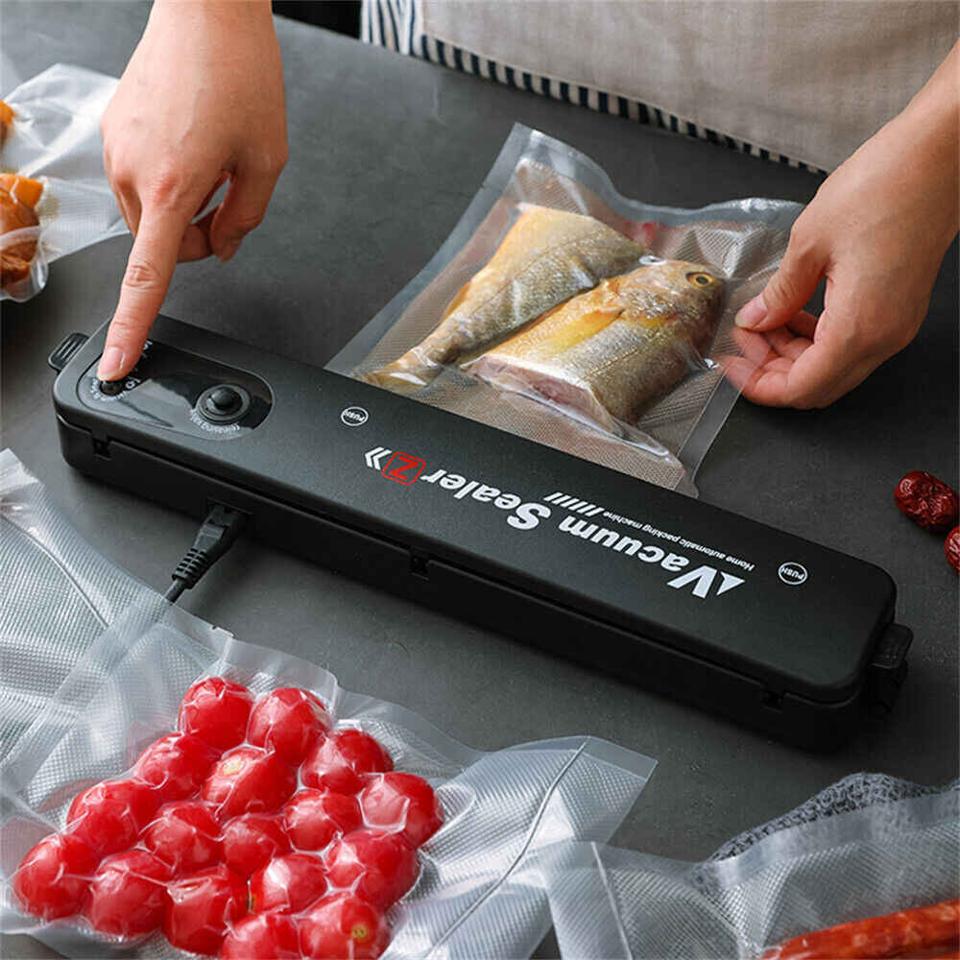 Electric Home Kitchen Food Saver: Vacuum Bag Sealer Packing Machine