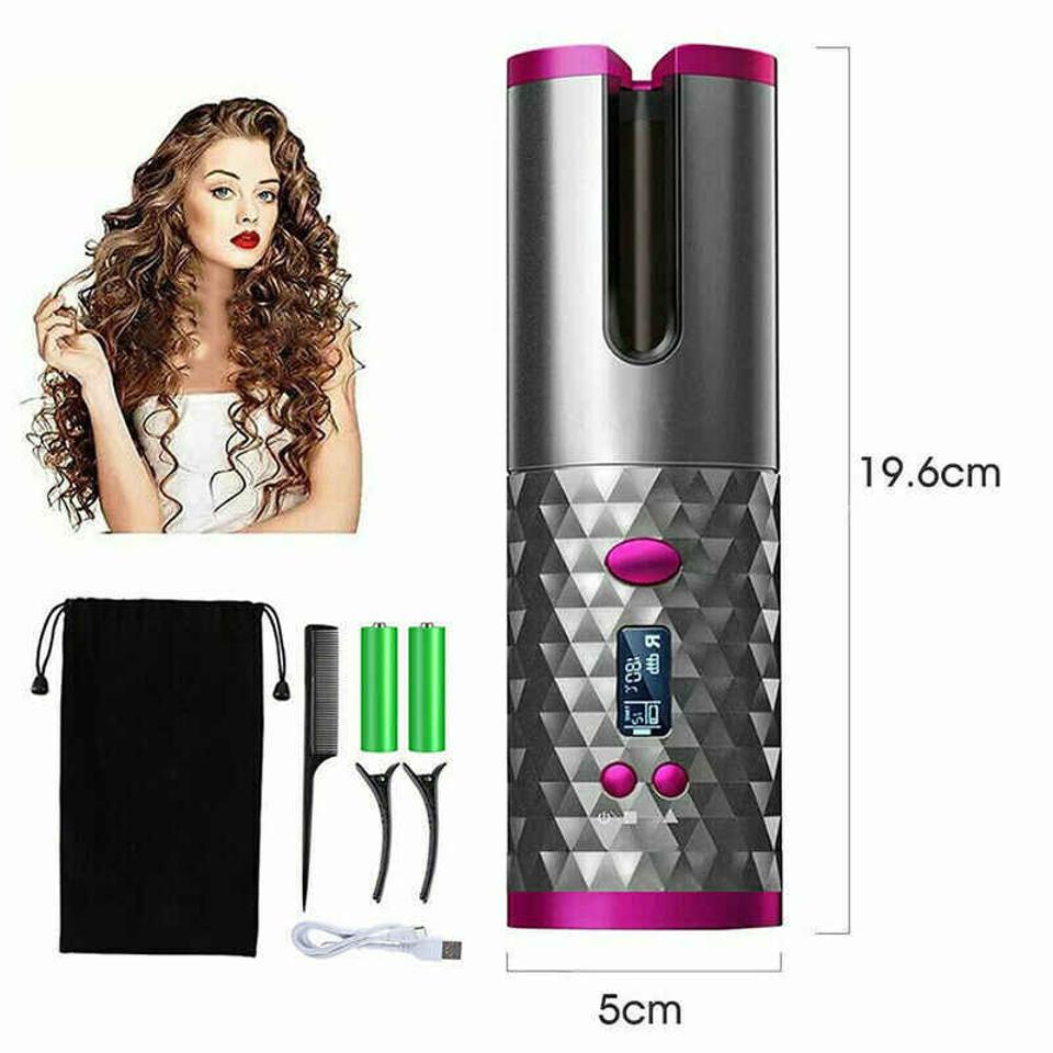 Effortless Cordless Automatic Hair Curler for Women