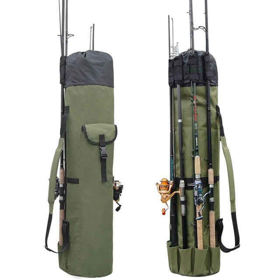 Portable Fishing Rod and Tackle Bag: Convenient Gear Storage Solution