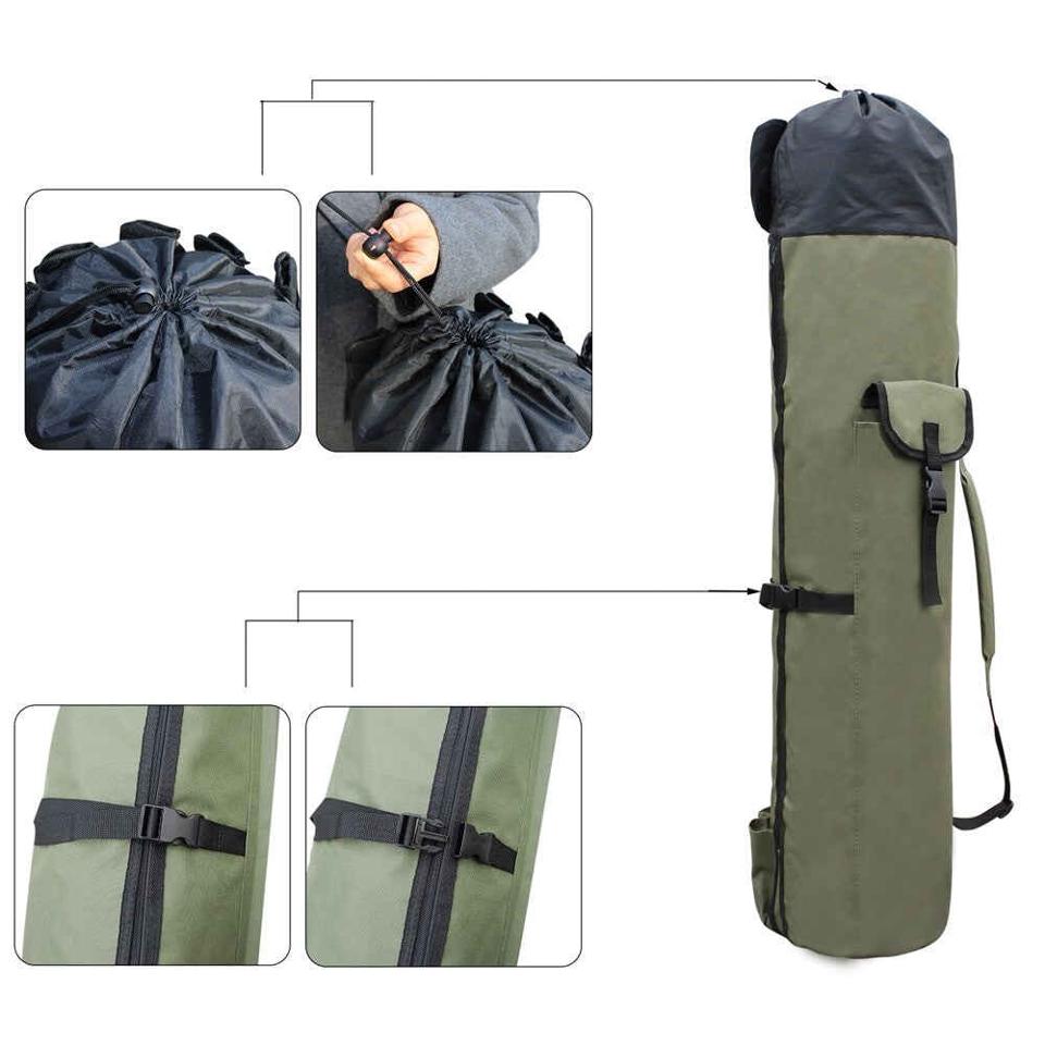 Portable Fishing Rod and Tackle Bag: Convenient Gear Storage Solution