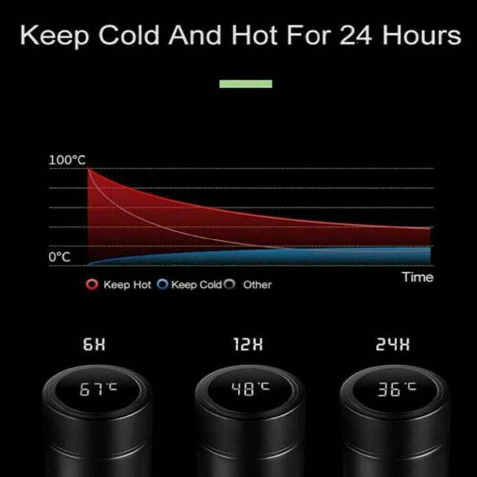 LED Temperature Display Thermos Bottle: Smart and Stylish Hydration Companion