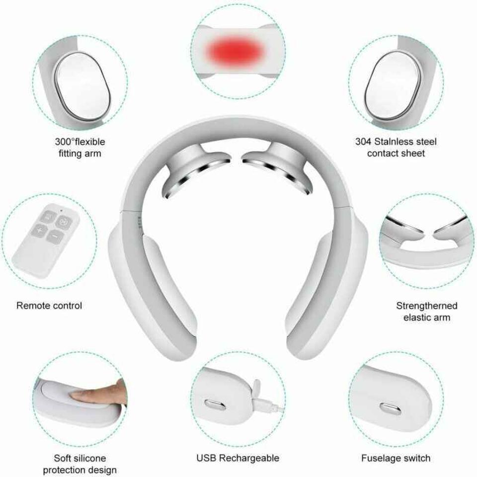 Intelligent Neck Massager with Pulse and Heat: Advanced Relaxation Technology