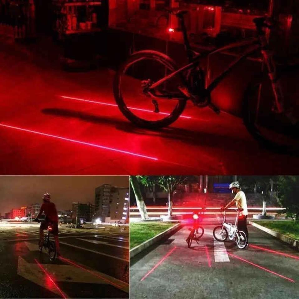 LED Bike Light with Bicycle Laser Tail Light: Enhanced Visibility and Safety