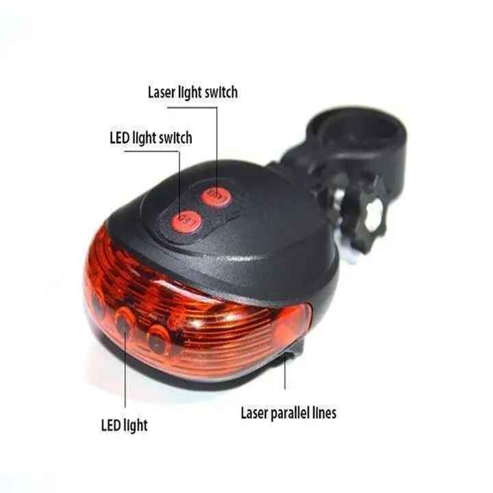 LED Bike Light with Bicycle Laser Tail Light: Enhanced Visibility and Safety