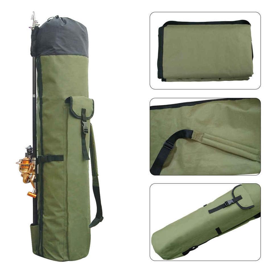 Portable Fishing Rod and Tackle Bag: Convenient Gear Storage Solution