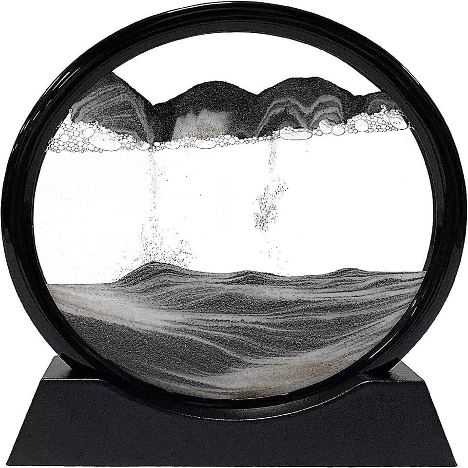 Dynamic Moving Sandscape: Mesmerizing Kinetic Desktop Display