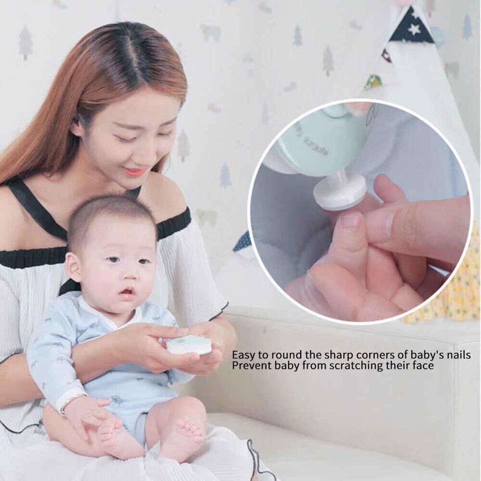 Baby Nail Trimmer Equipped with 6 Grinding Attachments