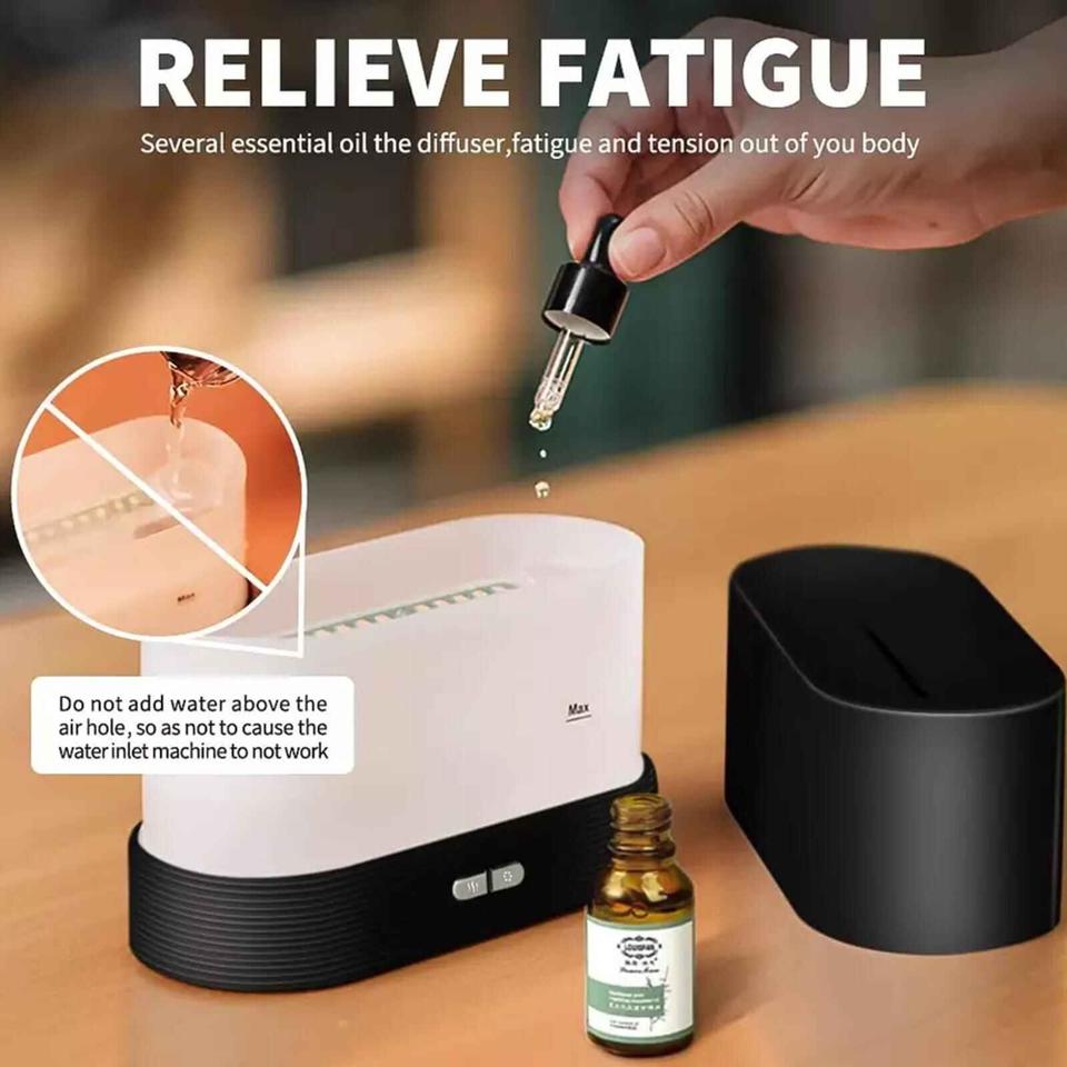 Flame Humidifier and Essential Oil Diffuser: Enhancing Ambiance and Comfort